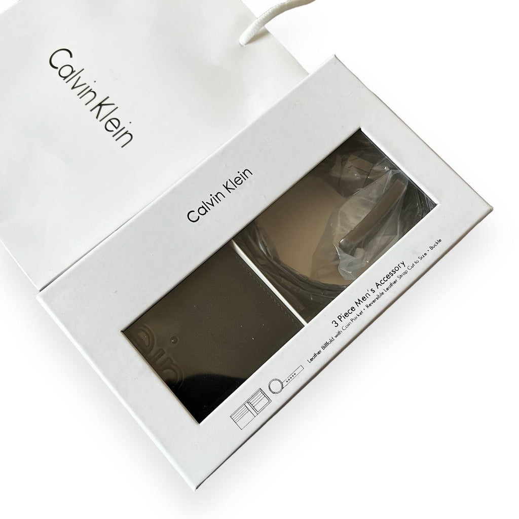 طقم حزام ومحفظة ck