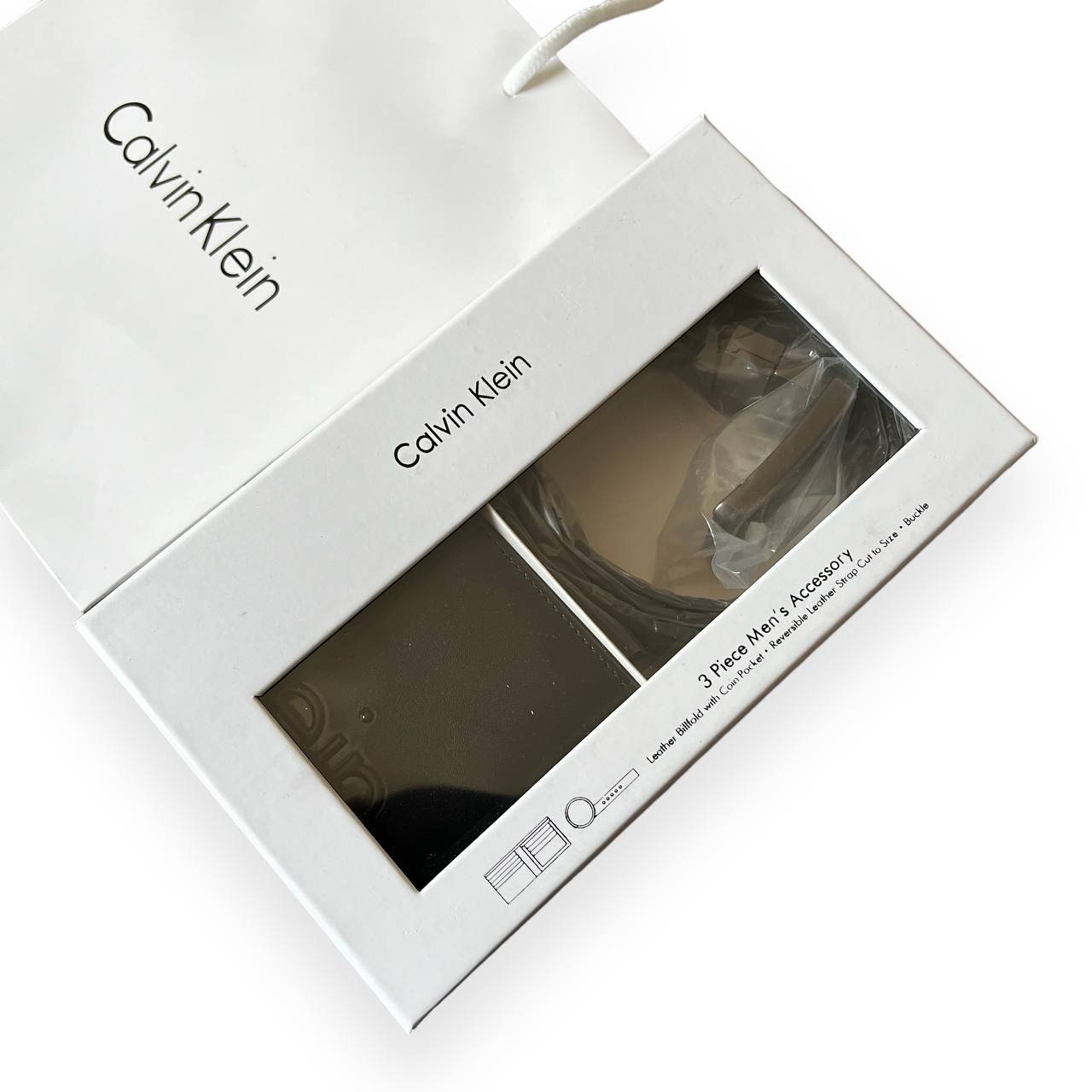 طقم حزام ومحفظة ck