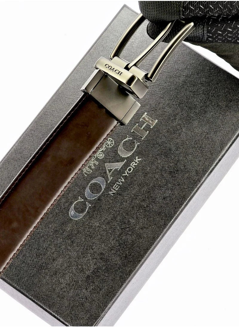 طقم حزام ومحفظة Coach