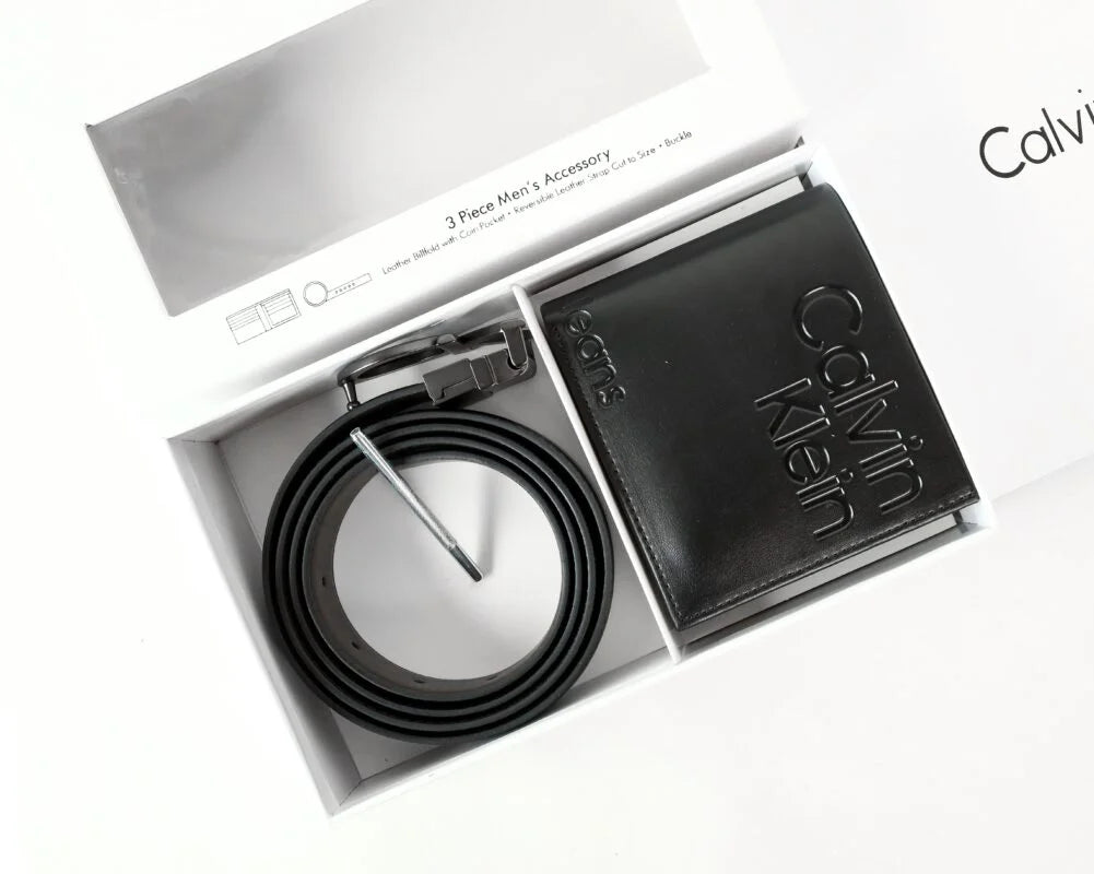 طقم حزام ومحفظة ck