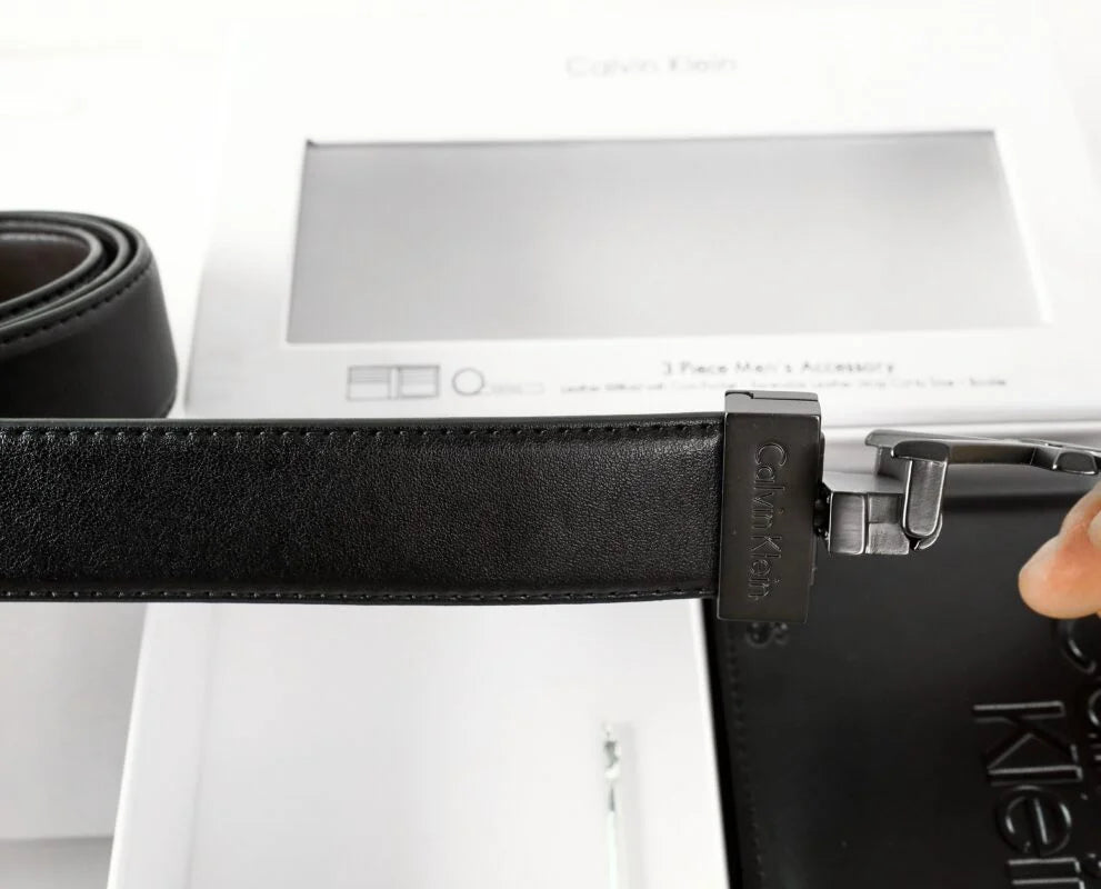 طقم حزام ومحفظة ck