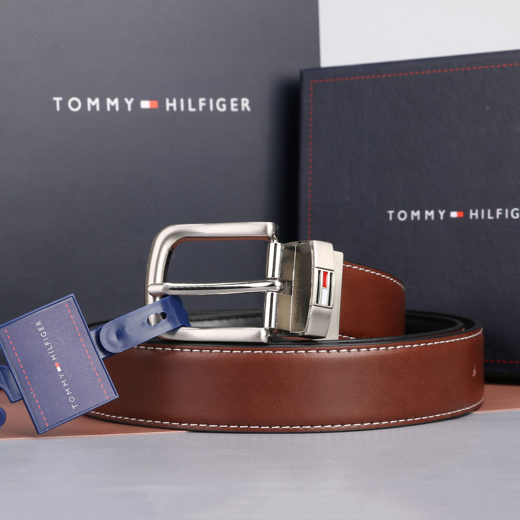 طقم حزام ومحفظة Tommy