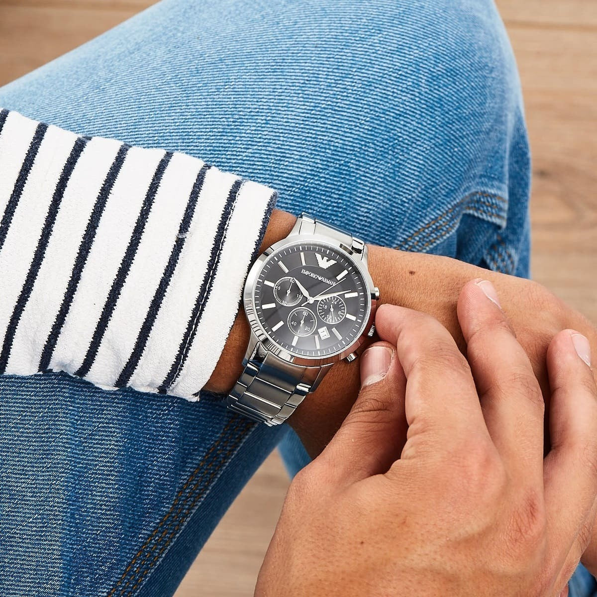 ساعة امبوريو ارماني للرجال AR2434