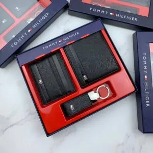 محفظة وكراتة وميدالية Tommy - Reem Store