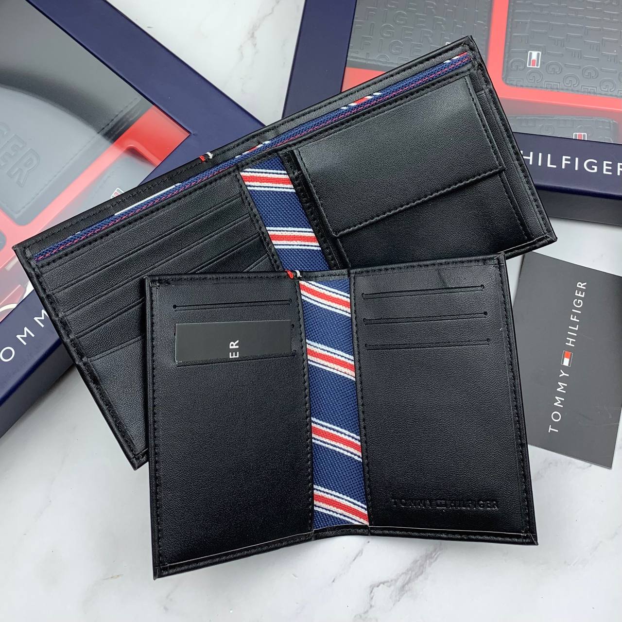 محفظة وكراتة وميدالية Tommy - Reem Store